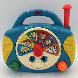 Vintage 1998 Fisher Price Musical Lulabies Player Box Wind Up Radio Mattel